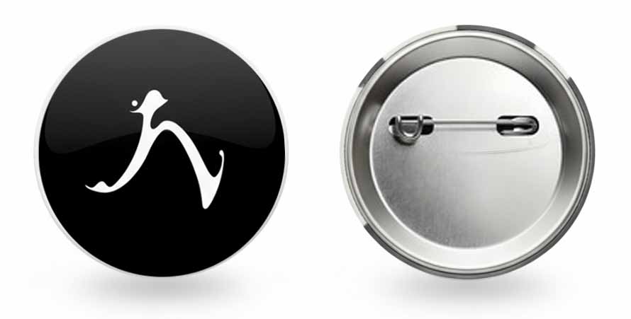 Logo Design Version Pin Badge